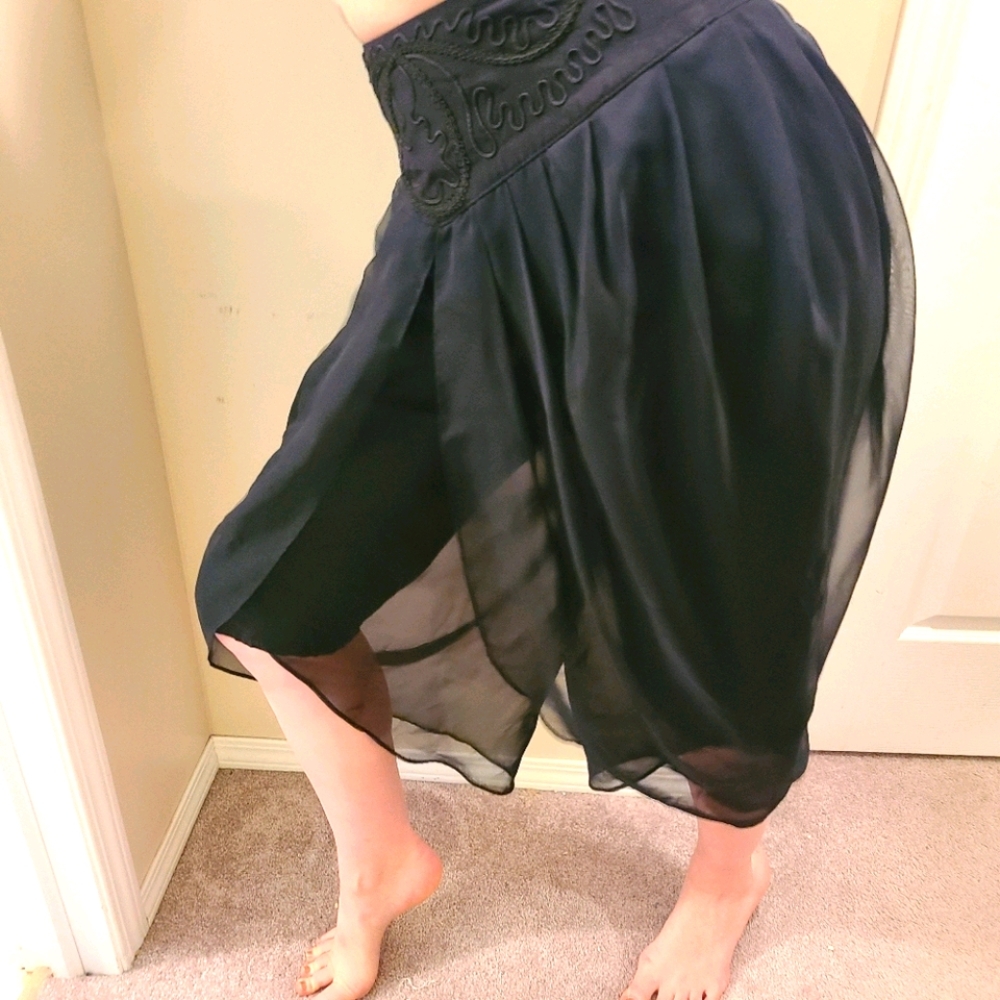 17.) Vintage Authentic Black Genie Pants